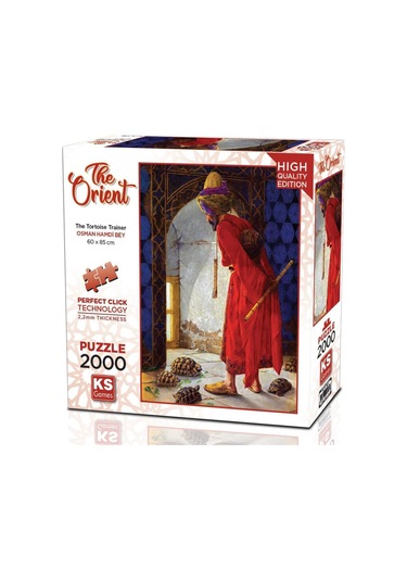 Ks Games 2000 Parça Kaplumbağa Terbiyecisi Puzzle - Osman Hamdi Bey