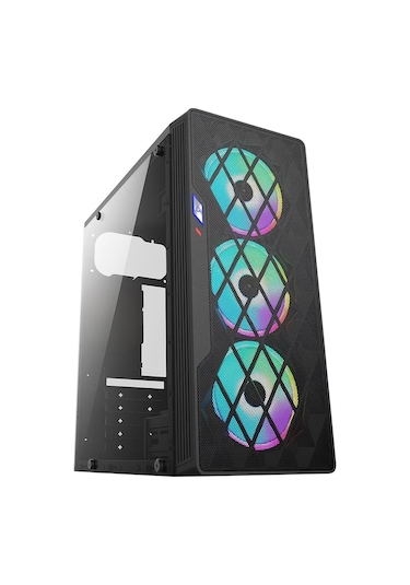 Xaser MG3146 3 x RGB Fan USB 3.0 ATX Oyuncu Bilgisayar Kasası
