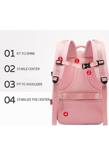 Ganzhoushop Ve Ve Usb Sırt Sınıflandırma Portlu Light Kuru Kapasiteli İşlevli Islak Çok Çantası Büyük Blue Ayrı Ayakkabılı Ts Açık Mavi