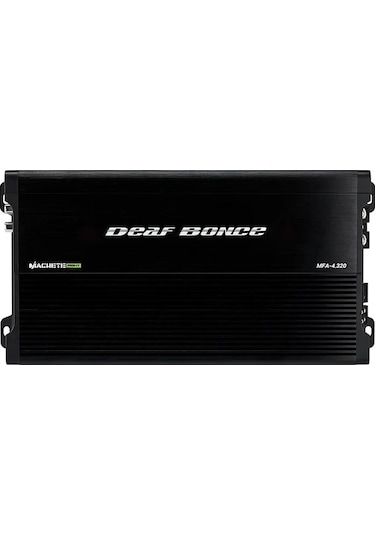 Deaf Bonce Machete 4 Kanal Amfi 4 X 320 Rms Ses Ve Bass Amfisi Deaf Bonce Machete Mfa-4.320 Oto