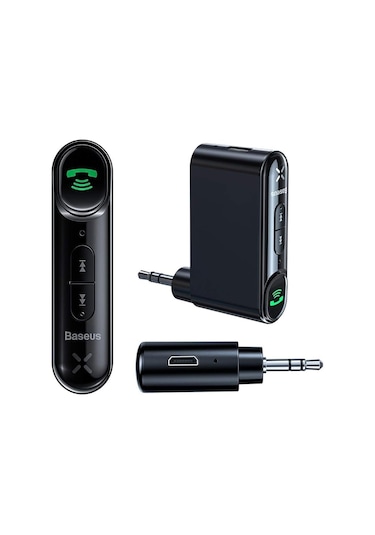 Baseus Qiyin Wireless-Bluetooth 5.0-3.5 MM Aux Araç Bluetooth Kiti