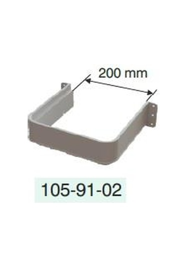 Mesan Yeni Nesil Gider Kapama Plastik  Gri 20cm (0203)