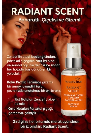 Youshine Radiant Scent Body Mist 100 ML