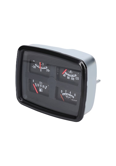 Yifomall 4 Fonksiyonlu Araç Gösterge Paneli - Yakıt, Yağ Basıncı, Su Sıcaklığı Ve Ampermetre İle Gerçek Zamanlı Takip