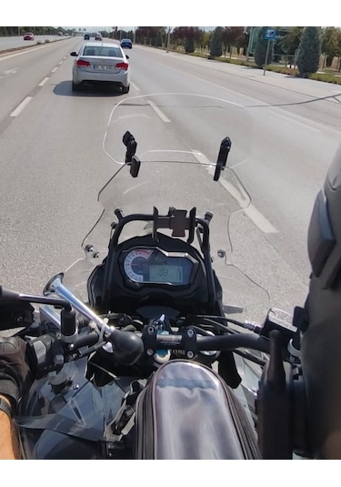 Honda Uyumlu Deflektör Rüzgar Saptırıcı Siperlik Şeffaf Motor Camı Cam Uzatma Model 2