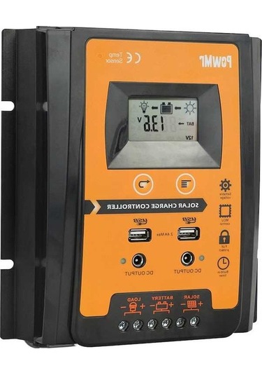 Pazly 30a Mppt Güneş Şarj Kontrol Cihazı - 2 Usb, Lcd Ekran, 12v/24v, Aşırı Yük Koruma