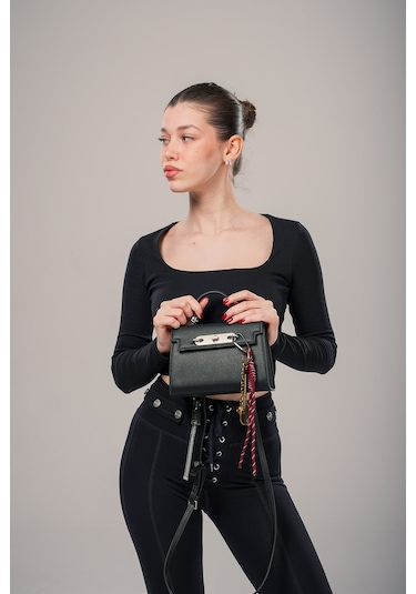 Ççs Kadın Omuz Çantası Ccs18036 Std / Siyah Siyah