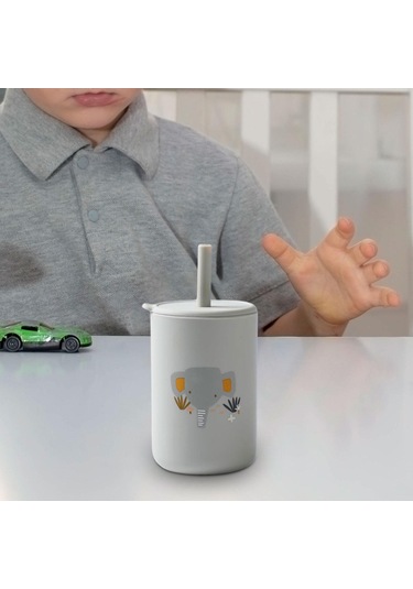 Dolıty Eğitim Kupası 150ml Kırılmaz Bebek İçme Fil
