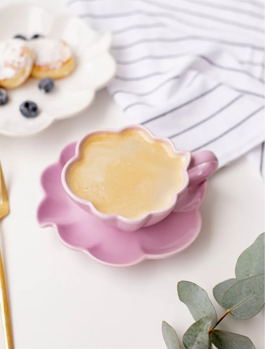 Perex Çay Takımı Seti Fincan Ve Tabak, 200 Ml 198606042 Violet