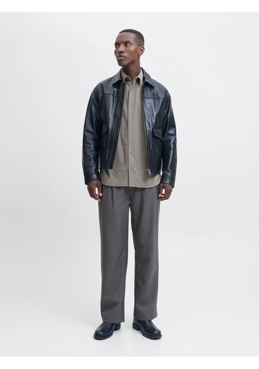 Jprccascot Corduroy Kadife L/s Shırt 12282351 Gri