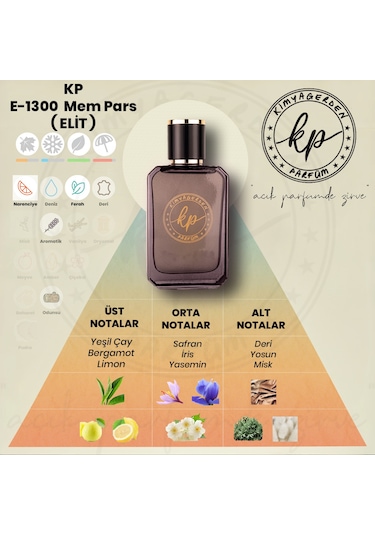 Kimyagerden E-1300 Erkek Parfüm EDP 50 ML