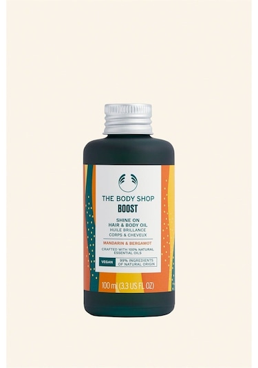 The Body Shop Boost Shine On Saç Ve Vücut Yağı 100 Ml