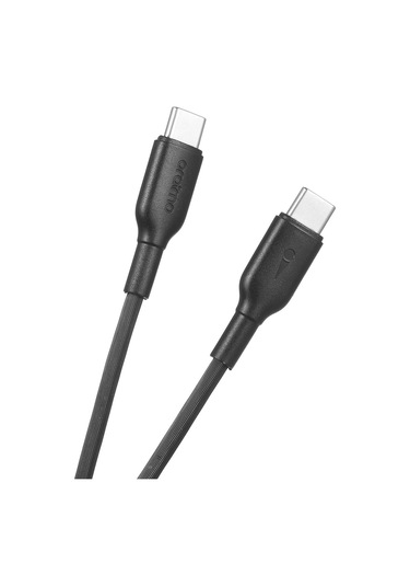 Suofeng Oraimo Ocd-c24 Type-c Çift Uçlu Veri Kablosu 3a Hızlı Şarj 800 Mbps Transfer 1m Dayanıklı Siyah