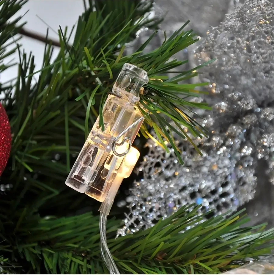 Mıland Mandallı Ligastonlu Işık Zinciri 48424317 Beyaz