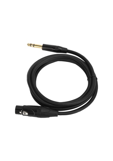 Yaleker Jorındo Xlr Dişi İle 6.35mm Trs Erkek Dengeli Kablosu - 22awg Oksijenli Kupfer, Ses Kalitesi Ve Iletim Gücü İçin Stüdyo/live Performans, 1 Metre Jd6001