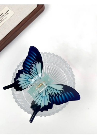 Symbol Küçük Dev Kelebek Saç Tokası 283906103 Mavi