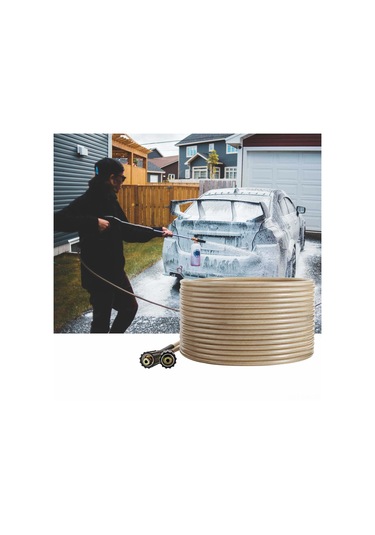 Singree 50ft 5000psı Yüksek Basınçlı Yıkama Hortumu - M22 Bağlantılı, Esnek Ve Dayanıklı