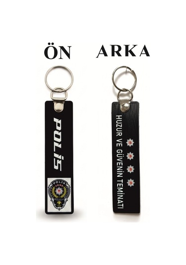 Tpu Çift Taraflı Anahtarlık - Polis - Huzur Ve Güvenin Teminatı Çok Renkli