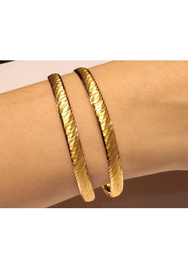 Hakan Güler Kuyumculuk 22 Ayar Altın Desensiz Bilezik