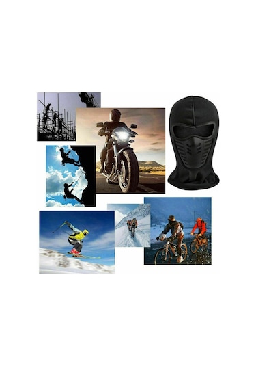 Mood Agenda Unisex İçi Termal Polar Bisikletçi ve Motorcu Maskesi