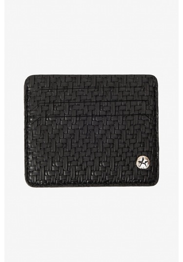 AC&Co / Altınyıldız Classics Erkek Siyah Özel Ahşap Hediye Kutulu Kemer - Kartlık Aksesuar Set Damat Bohçası Siyah