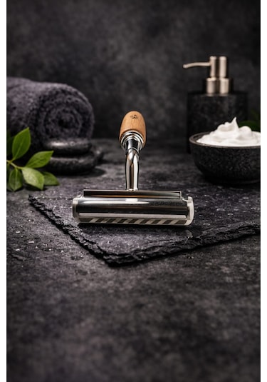 Valorıe Morettı Bambu Saplı Premium Metal Başlıklı Klasik Tıraş Bıçağı