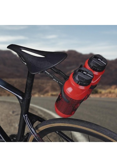 Homyl Bisiklet Su Şişesi Tutucu Adaptörü Aksesuarları Montajı Siyah