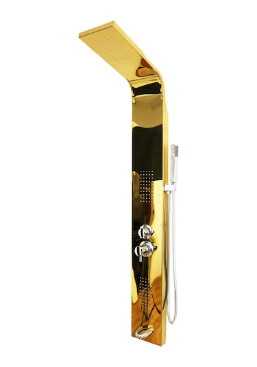 Sam Banyo Kuğu Duş Paneli Gold Altın