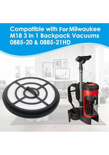3'ü 1 Arada Sırt Çantası Elektrikli Süpürgeler İçin 3'lü Paket 49-90-1963 Yedek Filtre 0885-20 Ve 0885-21hd