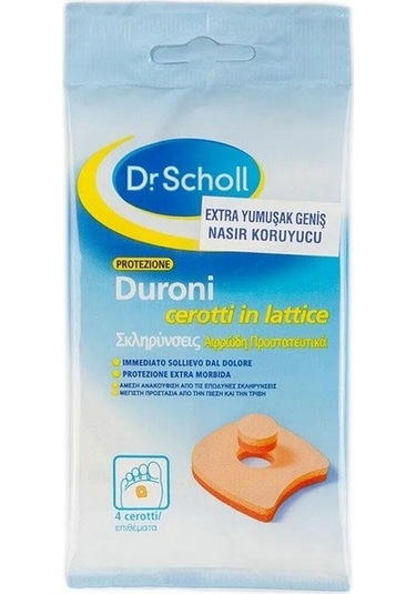 Scholl Ekstra Yumuşak Geniş Nasır Koruyucu 4lü
