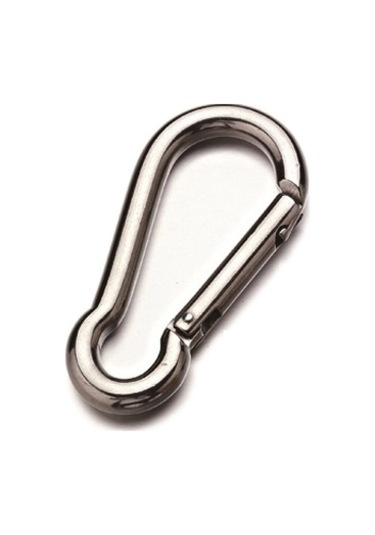 Geçmeli Yapış Kanca Karabina Yaylı 4 Mm - 4 Cm