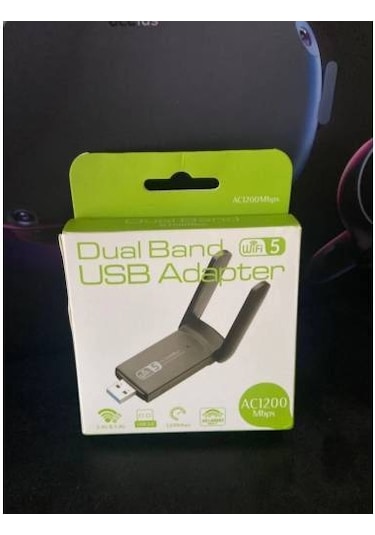 Ac1200 Mbps Çift Band USB 3.0 Kablosuz Wi-Fi Alıcısı