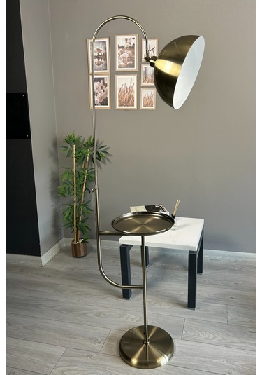 Eskitme Lambader Hareketli Başlık Sehpalı Modern Dekoratif Metal Oturma Odası Çalışma Odası Eskitme