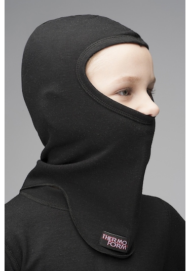 Thermoform Heavy Çocuk Kar Maskesı Siyah Hzt1016 R001 Siyah