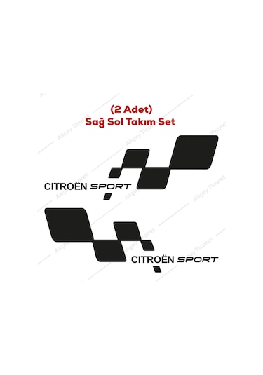 Citroen Sticker Citroen Kapı Altı Sticker Citroen Araç Sticker