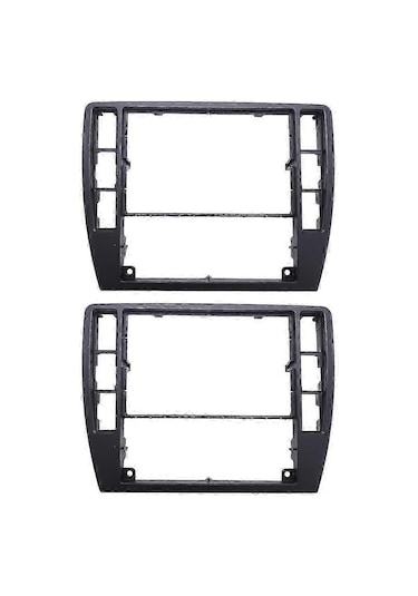 Audi A4 B5 2001-2003 İçin 2x İç Gösterge Paneli Orta Konsol Trim Çerçeve Paneli Radyo Ön Çerçevesi