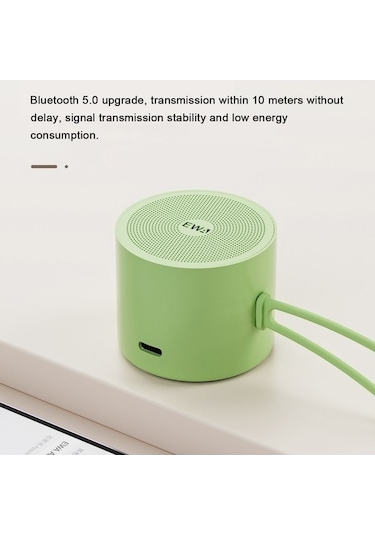 Zyzqstore Ewa A127 Bluetooth Hoparlör, Kablosuz Ses Sistemi, Beyaz Renk, Standart Boyut, Ev Ve Mekan Odaları İçin