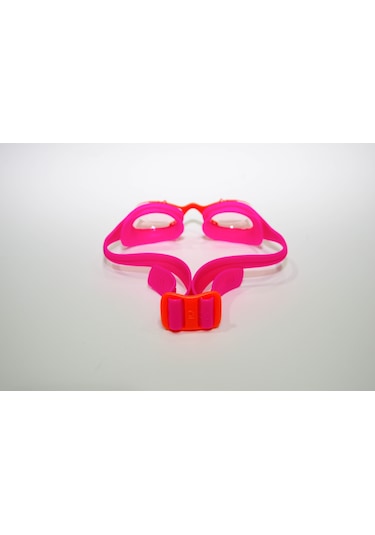 Çocuk Yüzücü Gözlüğü - S Boy - Pembe Nabaiji Meridyendukkan Beyaz