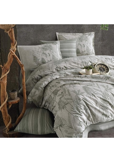 Clasy Tek Kişilik Nevresim Takımı Tuva Yeşil