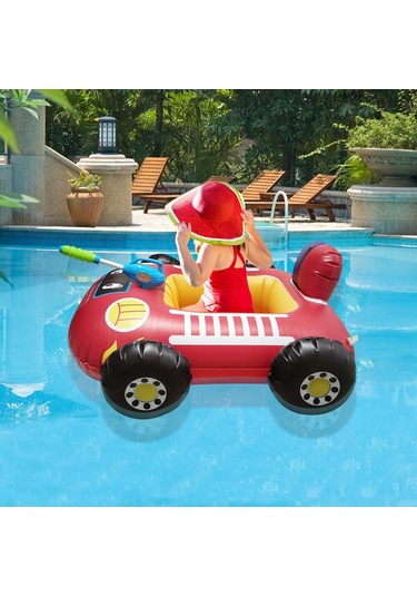 Suntek Çizgi Film Araba Tasarımı Çocuk Havuzu Arka Bahçe Yaz