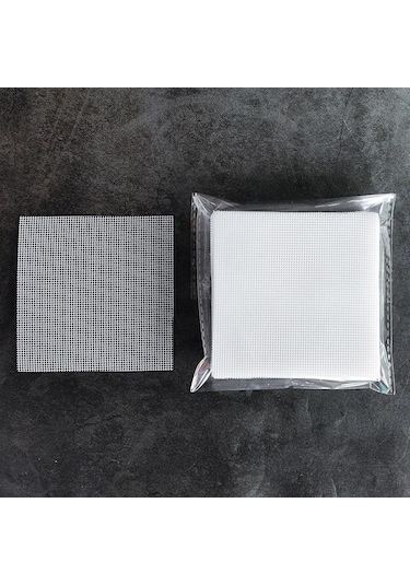 10x10cm 100 Adet-saksı Delik Örgü Pedi, Bonsai Saksısı Alt Izgara Mat, Toprak Kaybını Önler, Nefes Alabilen Yayılım İstasyonu, 10 Adet, 100 Adet