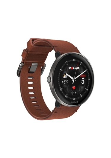 Polar Ignite 3 Fitness Ve Yaşam Saati Titanium Lthr Brnz M/l