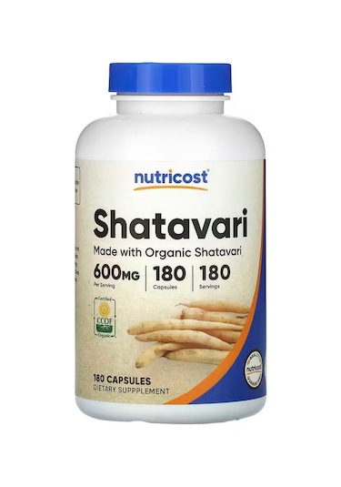Nutricost Shatavari Asparagus Racemosus 600 Mg 180 Capsules