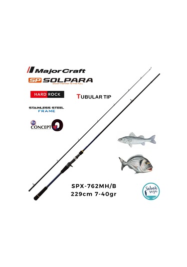 Major Craft Solpara Spx-762mh/b 229cm 7-40gr 2p Tetikli Spin Kamış