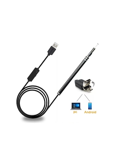 Kulak Muayene Endeskop Kamera 720P 3 in 1 Usb  Görsel Kulak Temiz
