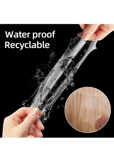 60 Parça Çok Amaçlı Şeffaf Nano Çift Taraflı Bant Tekrar Kullanıl N11.1349