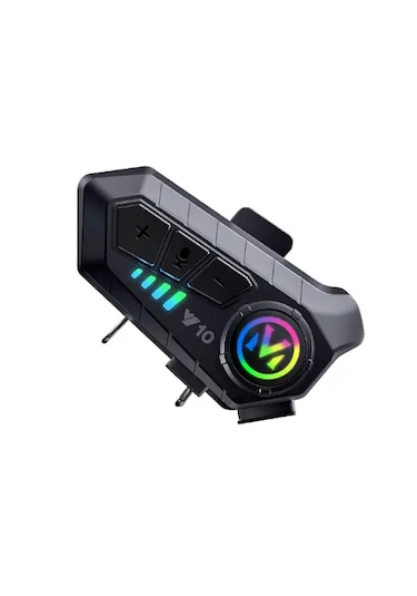 Y10 Motosiklet Kablosuz Bluetooth 5.3 Kask Kulaklık İntercom