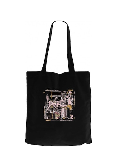 Asking Alexandria Alone İn A Room Siyah Kanvas Bez Çanta Siyah