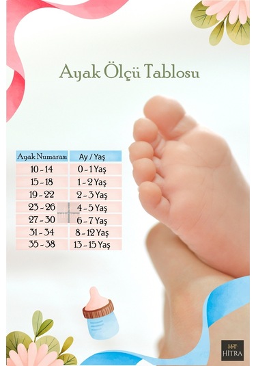 Hitra Tekstil 6'lı Dikişsiz Organik Bebek/çocuk Çorap Karma Çok Renkli
