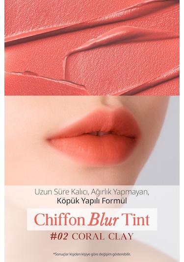 Clio Chiffon Blur Tint 02 Coral Clay